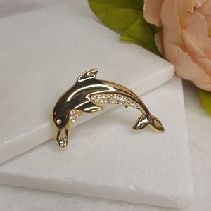 Gold Dolphin Pin